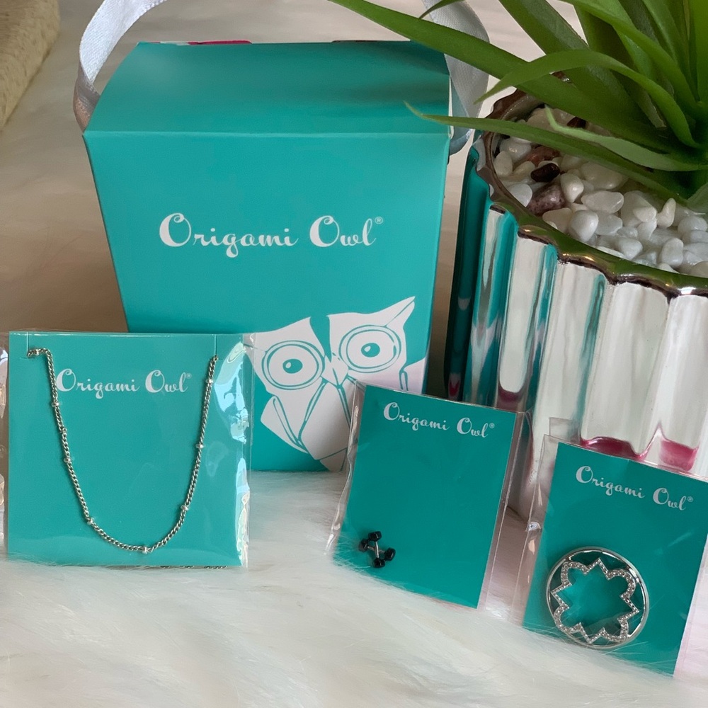 Origami owl silver small bead chain, medium & large living locket base